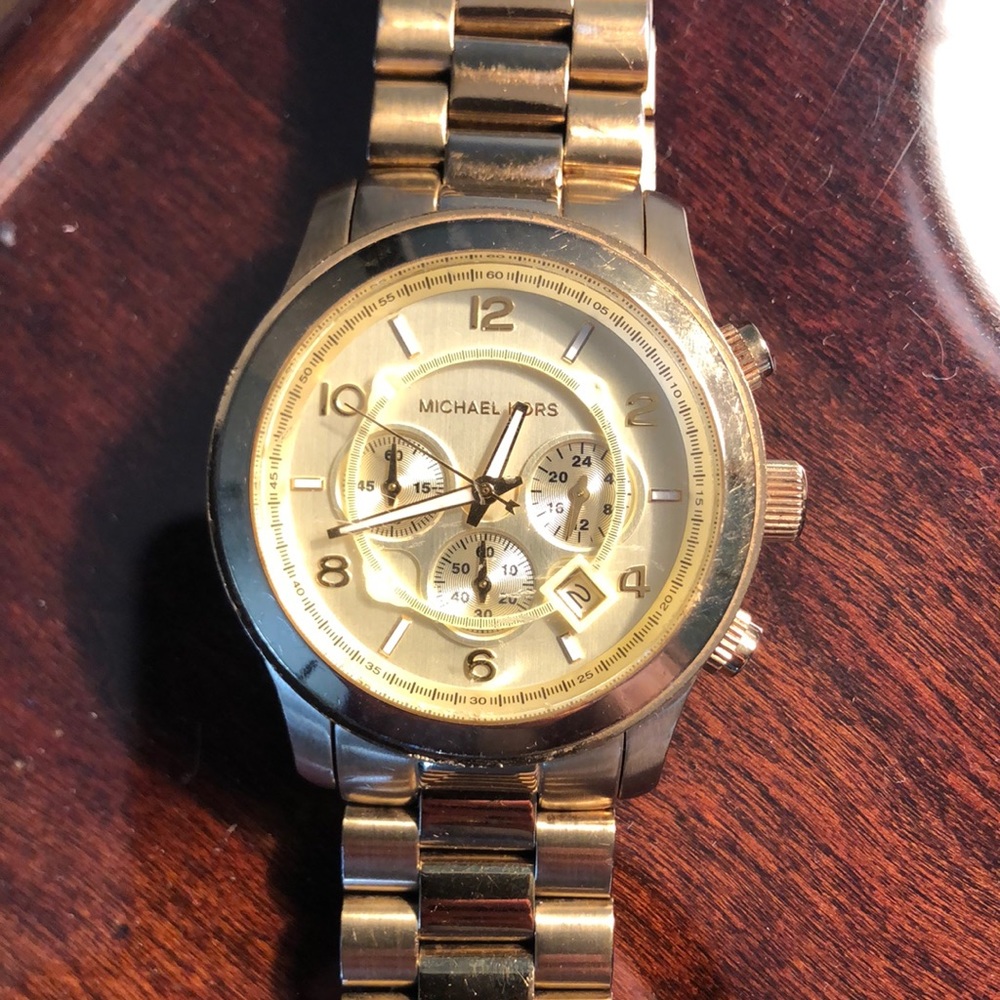 Michael Kors gold watch!